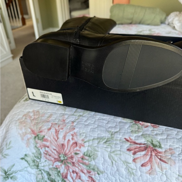 Naturalizer Rena Black Leather Riding Boots - Picture 6 of 8